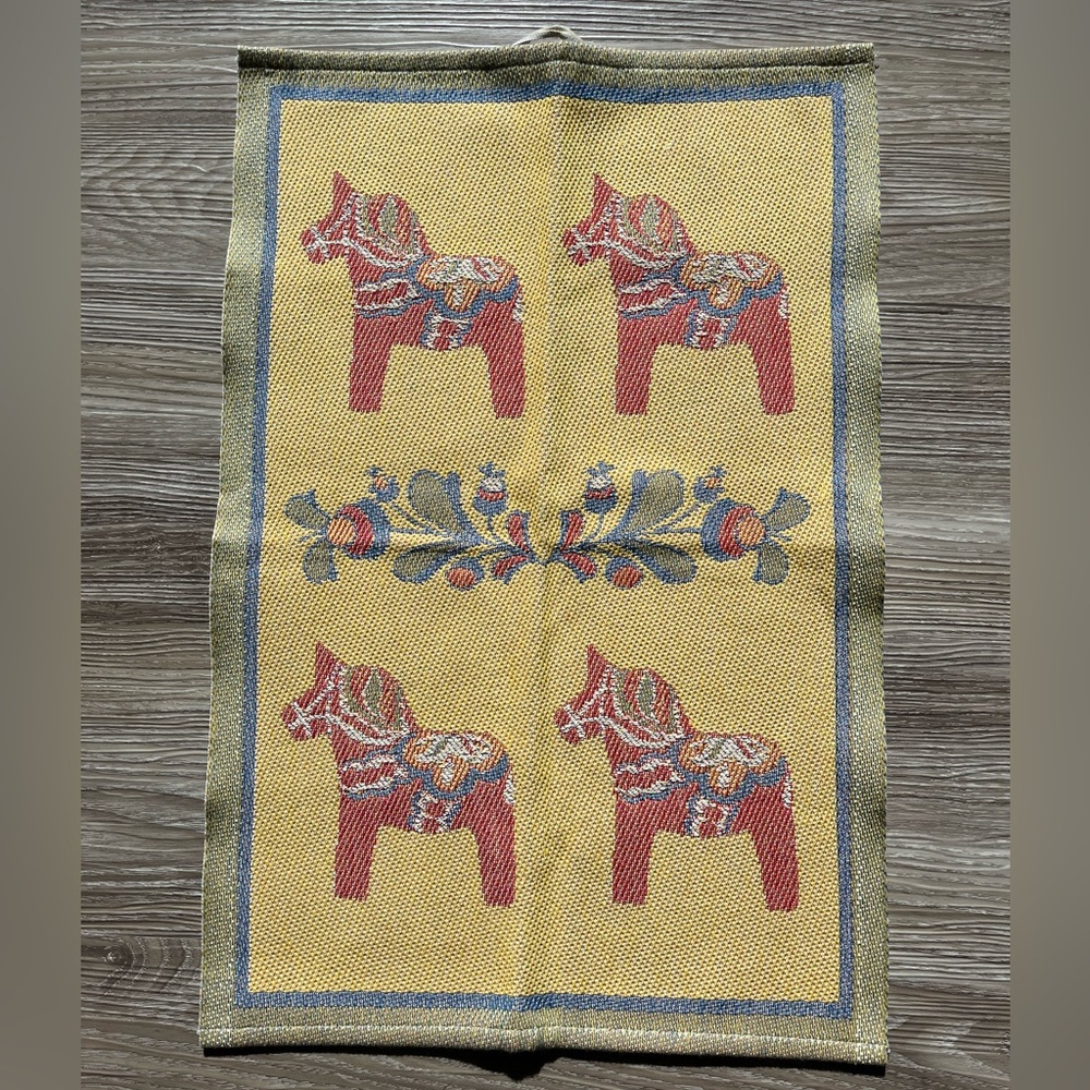 Ekelund Weavers Dala Horse Towel